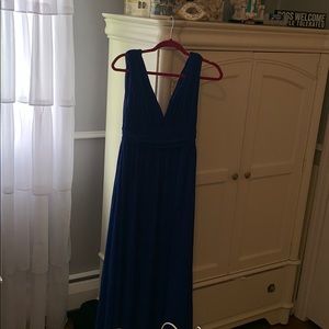 LULUS BLUE MAXI DRESS